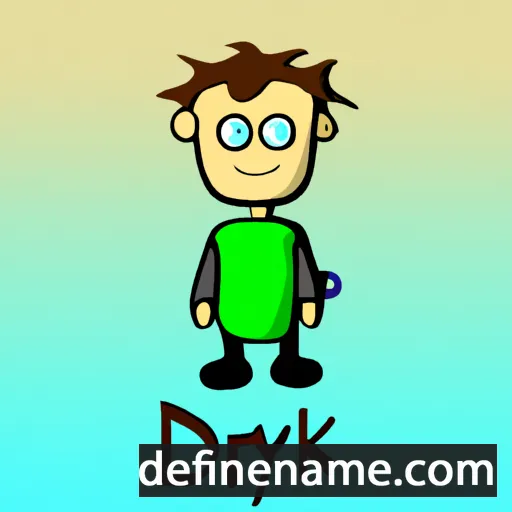 cartoon of the name Dytryk