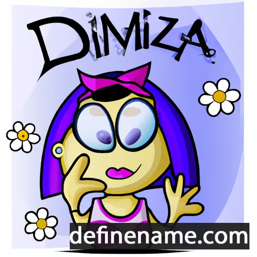 cartoon of the name Džamila