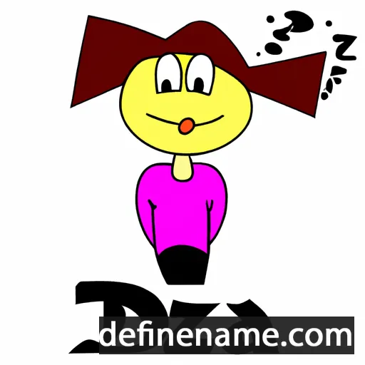 cartoon of the name Džejna