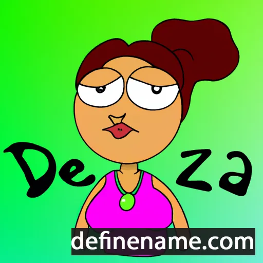 cartoon of the name Dženefa