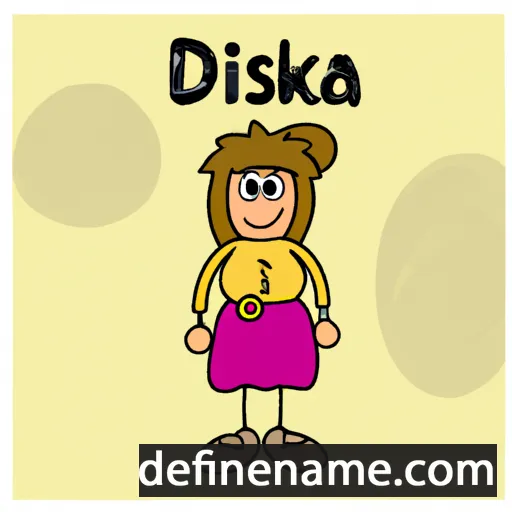 cartoon of the name Džesika