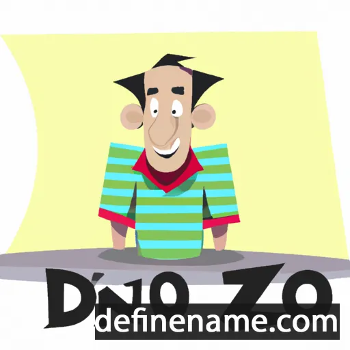 cartoon of the name Džono