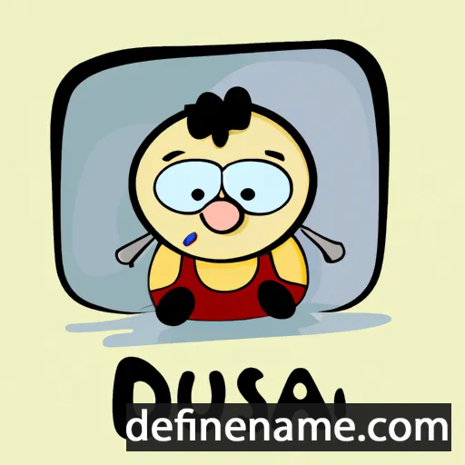 cartoon of the name Džošua