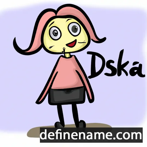 cartoon of the name Dżesika