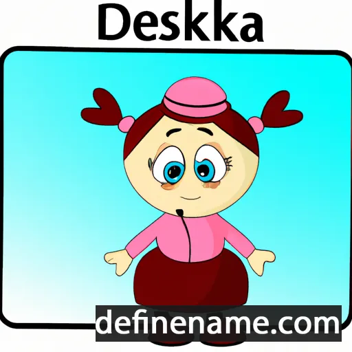 cartoon of the name Dżessika