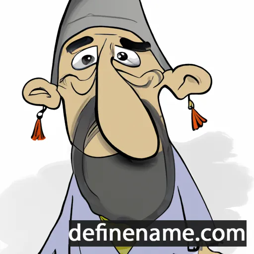 cartoon of the name Dzambeg