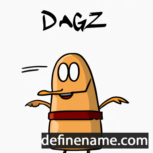 cartoon of the name Dzaug