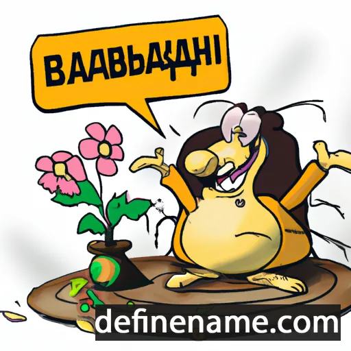 cartoon of the name Dzhabar