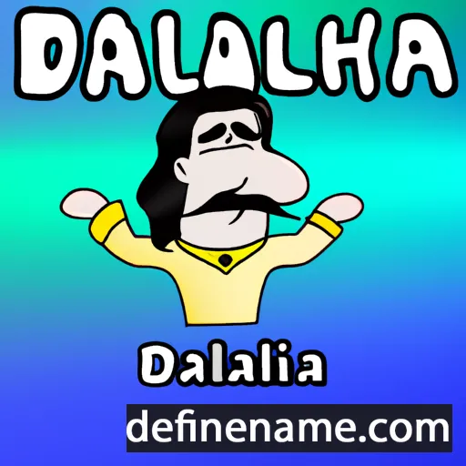 cartoon of the name Dzhalal