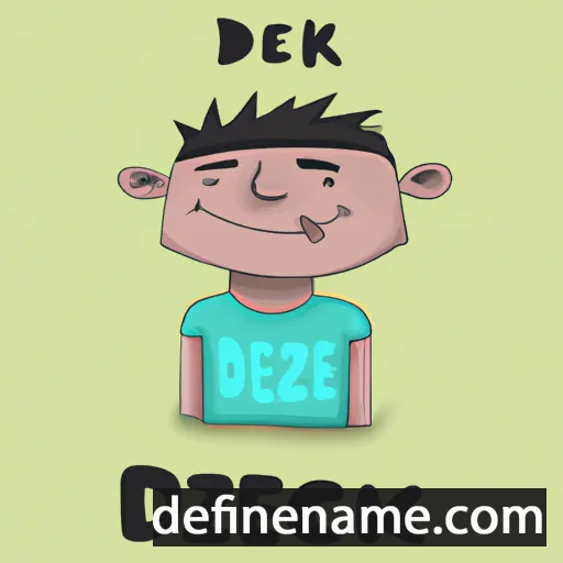 cartoon of the name Dzhek