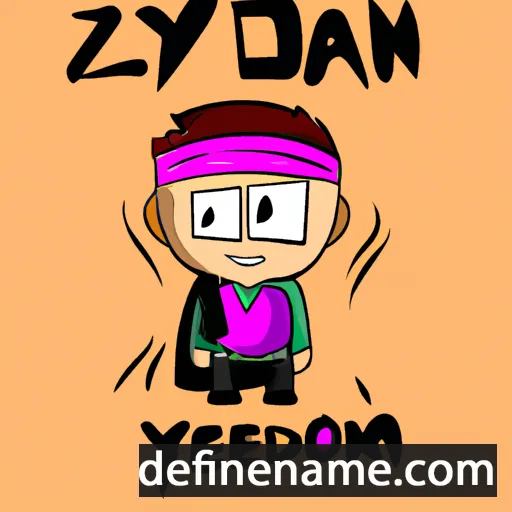 cartoon of the name Dzheyden