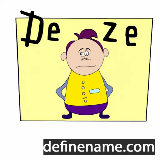 cartoon of the name Dzīle