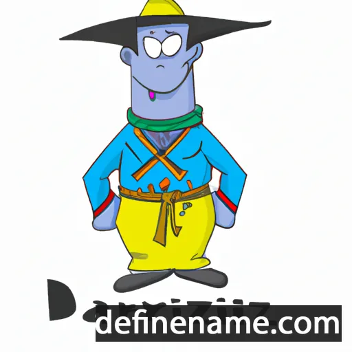 cartoon of the name Dzintar