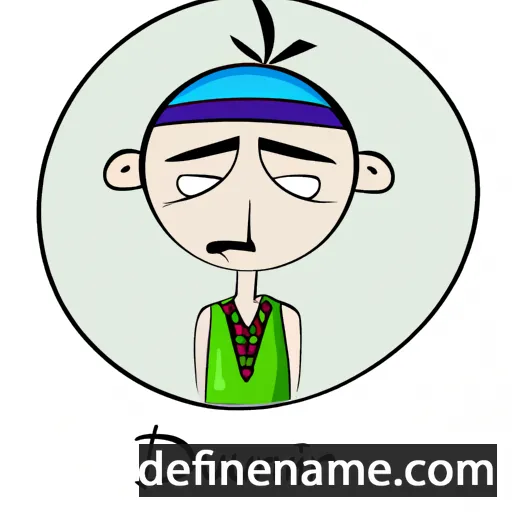 cartoon of the name Dzunani