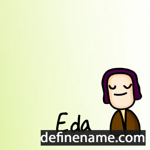 cartoon of the name Éada