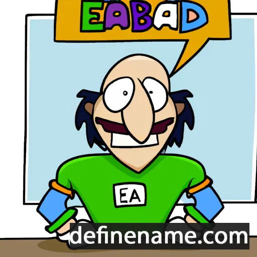 cartoon of the name Éadbhard