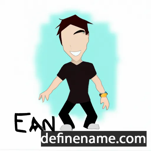 cartoon of the name Éan