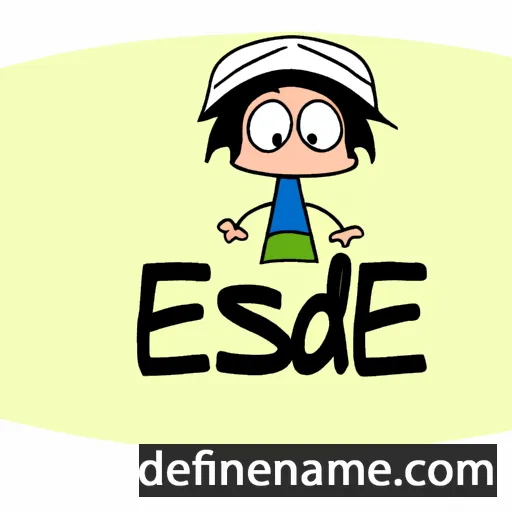 cartoon of the name Édèse