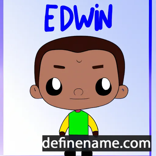 Édwin cartoon