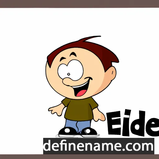 cartoon of the name Égédie