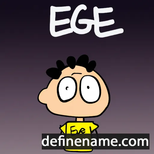 cartoon of the name Égée