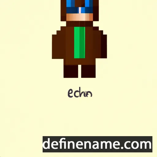 cartoon of the name Eachin