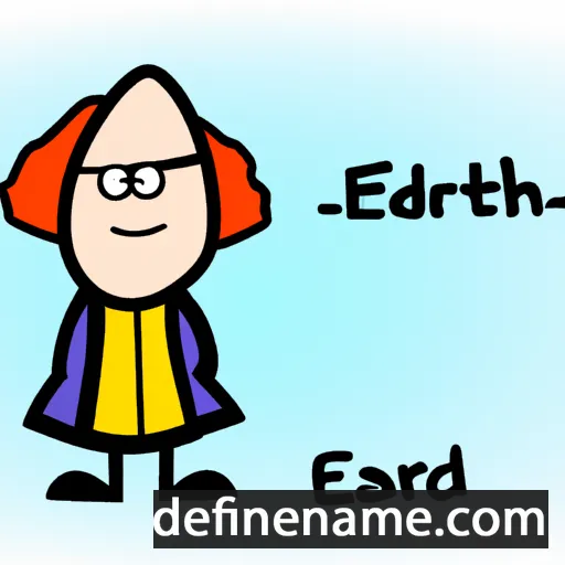 cartoon of the name Eadfrith