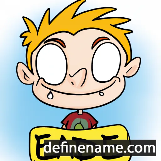 cartoon of the name Eadie