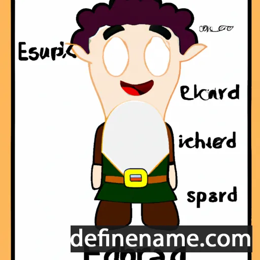 cartoon of the name Eairrdsidh