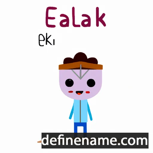 cartoon of the name Eakkalak