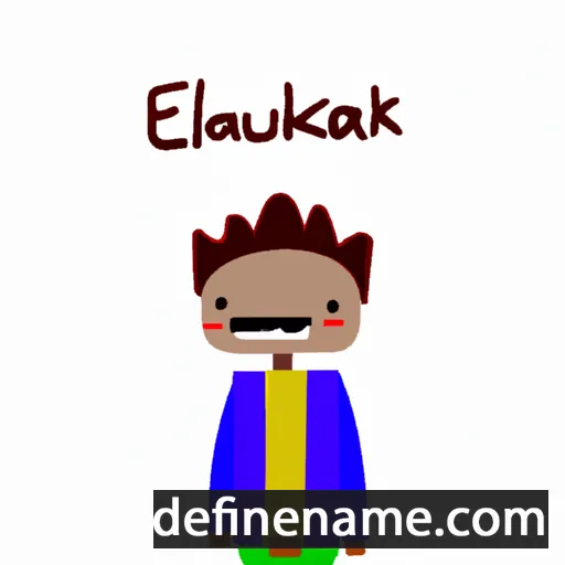 cartoon of the name Eakkaluk