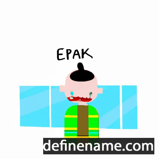 cartoon of the name Eakkapop