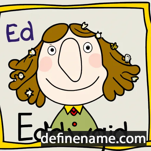 cartoon of the name Ealdwig