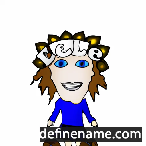 cartoon of the name Ealee