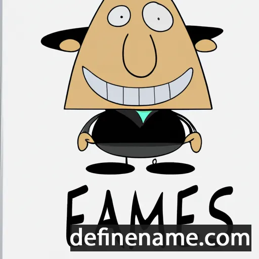 cartoon of the name Eames