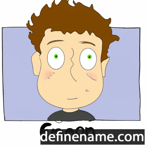 cartoon of the name Eamonn