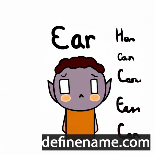 Earcán cartoon