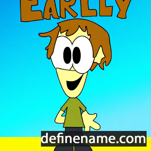 cartoon of the name Earley