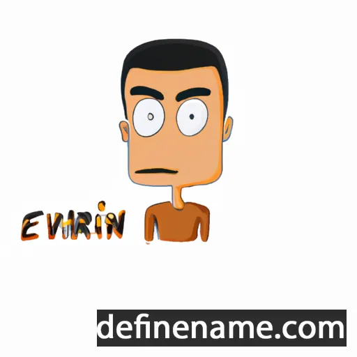 cartoon of the name Earvin