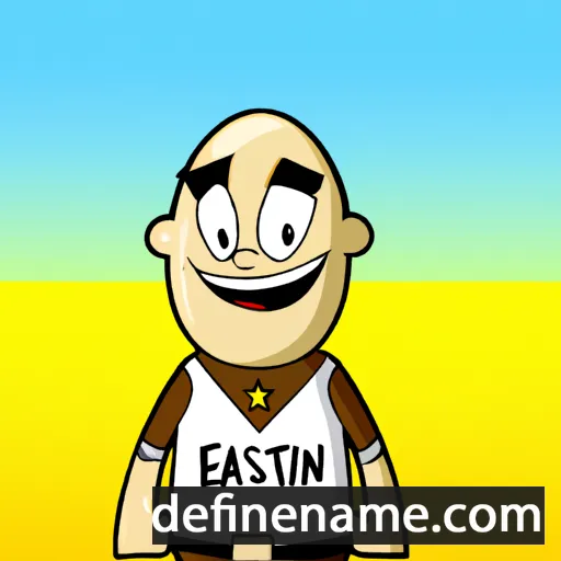 cartoon of the name Eastin