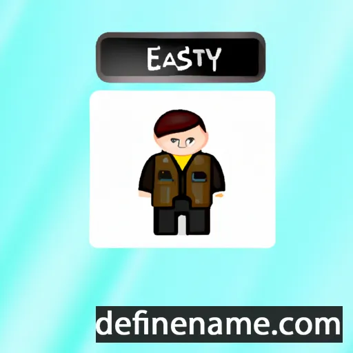 cartoon of the name Eastyn