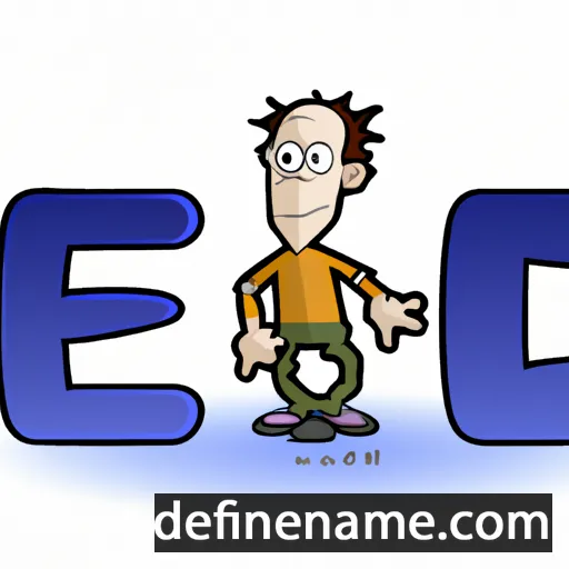 cartoon of the name Ebb