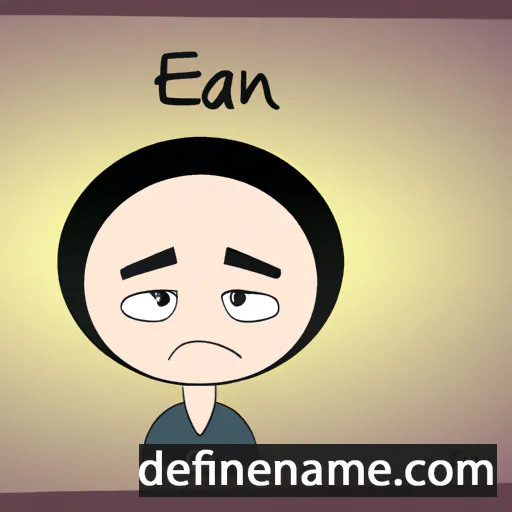 cartoon of the name Ebbani