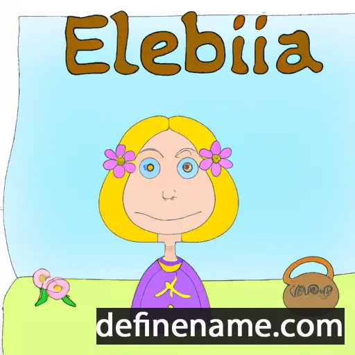 cartoon of the name Ebbelina