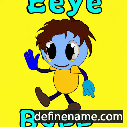 cartoon of the name Ebbye