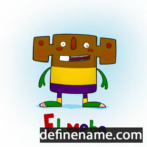 cartoon of the name Ebelembo