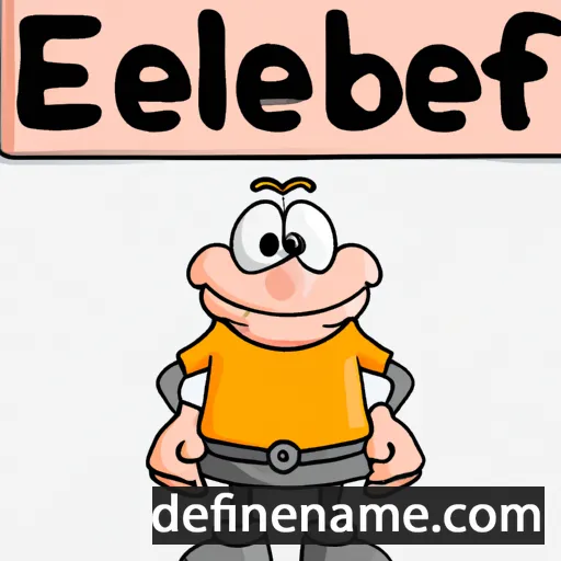 cartoon of the name Ebeltje