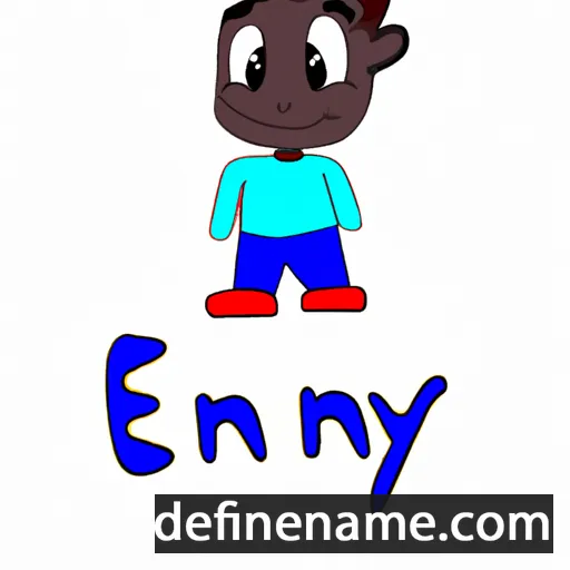 cartoon of the name Ebeny