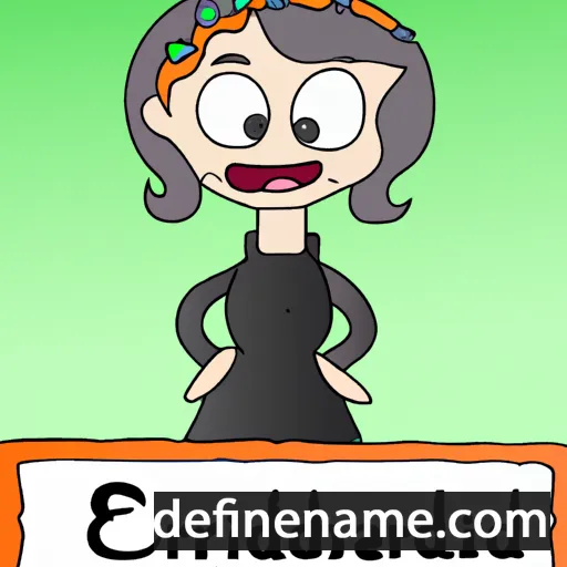 cartoon of the name Eberhardine