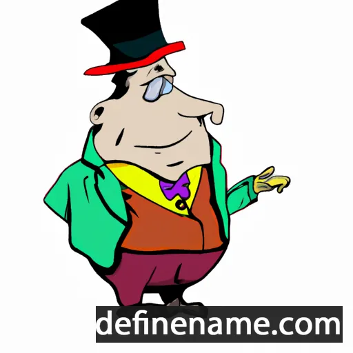 cartoon of the name Ebernand